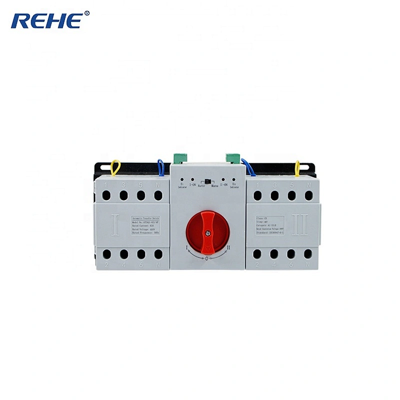 Intelligent Generator used MCB type double power automatic transfer switch