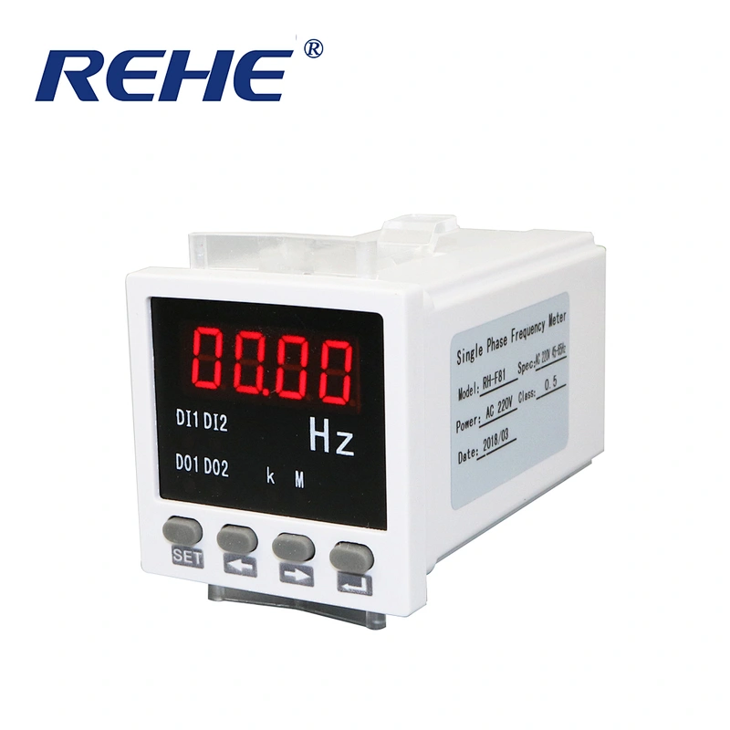 digital panel mount voltage electrical digital line Hz meter frequency meter RH-F81