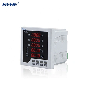 Three phase Economic A+V+Hz Combined Meter Nonsupport RS485,Alarm