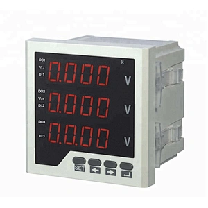 Hot sale digital display super Smart three phase digital Voltmeter with rs485