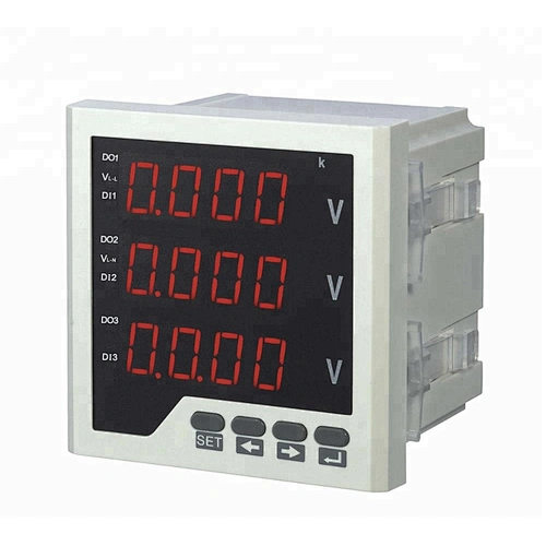 Hot sale digital display super Smart three phase digital Voltmeter with rs485
