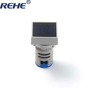 New Series 22mm 20-500V AC Digital Voltmeter Volt Meter Red Green Yellow mini LED Indicator Panel Light
