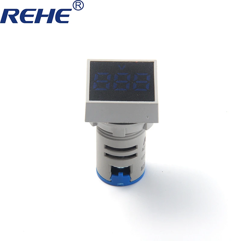 New Series 22mm 20-500V AC Digital Voltmeter Volt Meter Red Green Yellow mini LED Indicator Panel Light