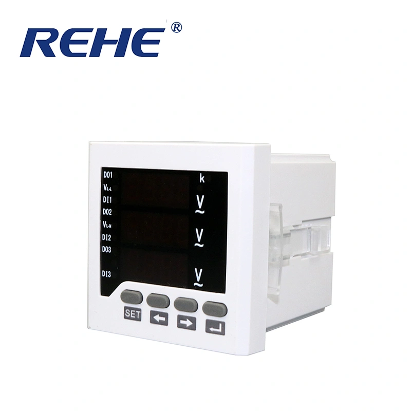 72*72mm power AC380 Digital Voltage meter and LED Volt Meter three phase