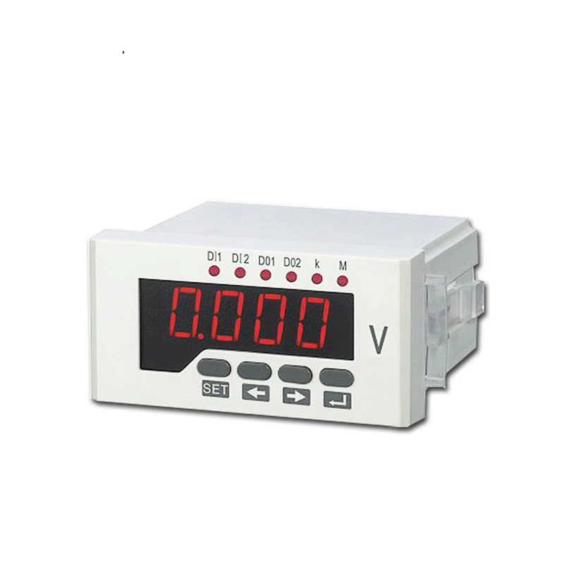 RH-AV41 120*60mm single phase LED display test ac or dc voltage meter voltmeter