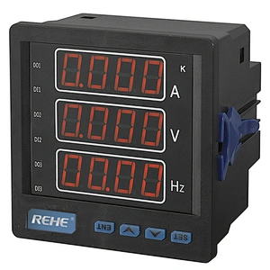 Three Phase LED/LCD Intelligent A.V.Hz Digital Combination Power Factory meter RS485