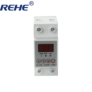 high quality intelligent over current protector automatic self-reset led digital display protector stabilizers