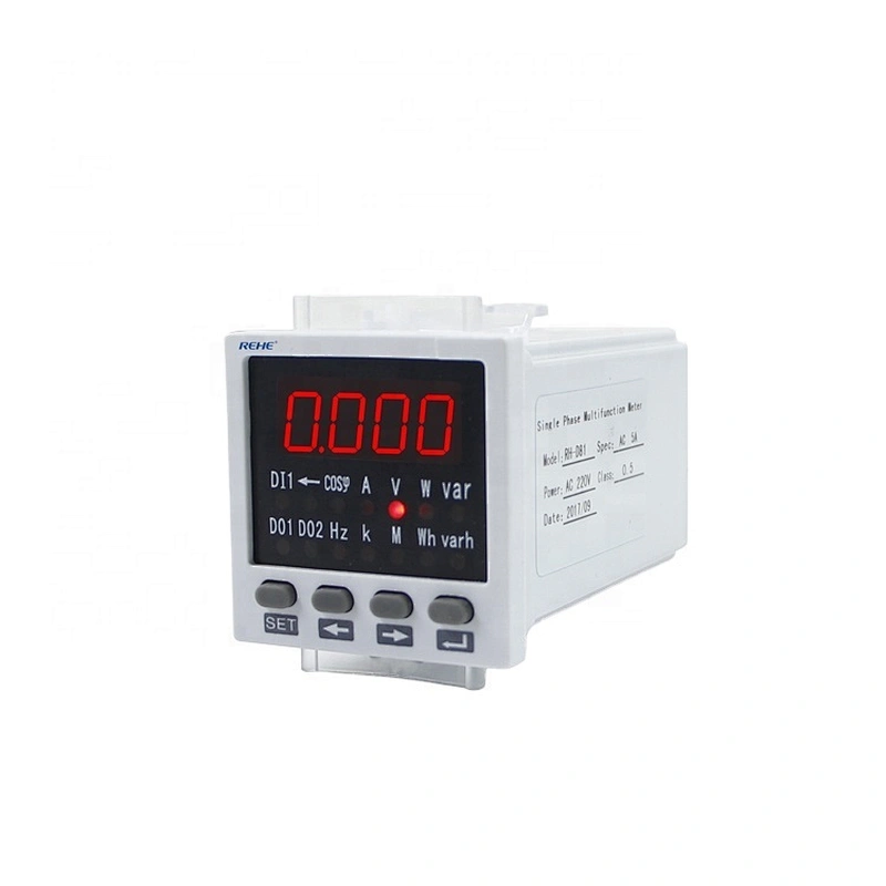 48*48mm mini Amp Volt Rpm High Voltage Digital Panel Mount Single Phase AC/DCmulti meter