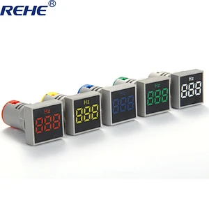 AD16 22mm blue LED Digital Display Electricity Hertz Frequency Meter 0-99hz