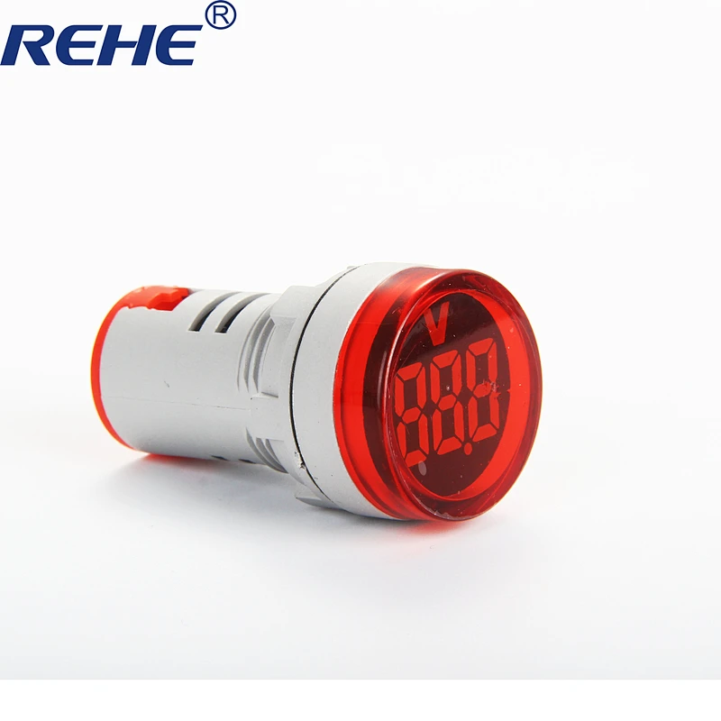 Indicator Voltmeter big digital tube AC20V-500V round panel digital voltage meter