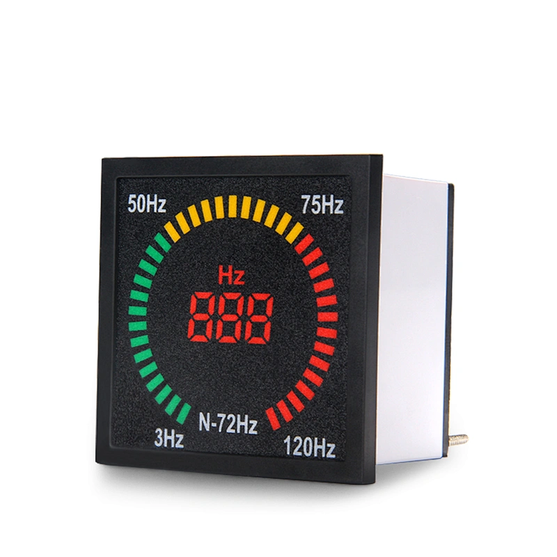 72mm*72mm box shape 220V AC indicator voltmeter LED digital display 100V volt voltage meter digital indicator