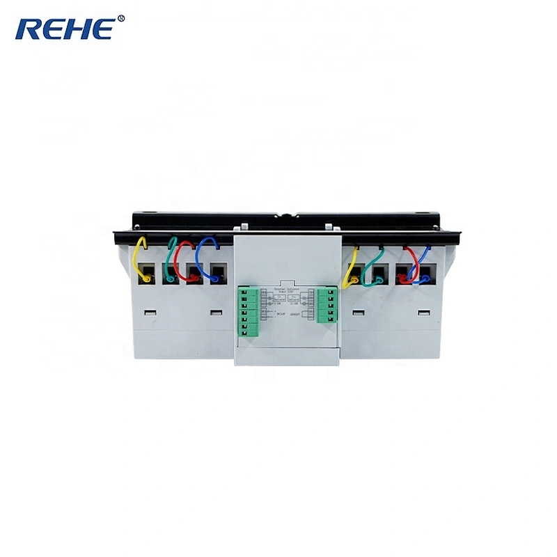 China Intelligent Controller 16-63A 400VAC 4P Dual Power Supply Changeover Switch With  LED Display REHE-ATSQ1Z