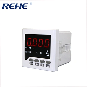 Factory supply 72x72 Single phase DC Panel Ampere Meter (RH-DA61) voltimetros digitales de panel