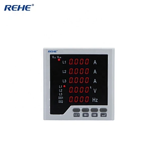 Three phase Economic A+V+Hz Combined Meter Nonsupport RS485,Alarm