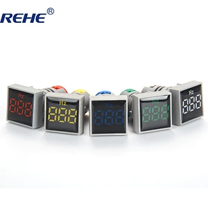 AD16 22mm blue LED Digital Display Electricity Hertz Frequency Meter 0-99hz