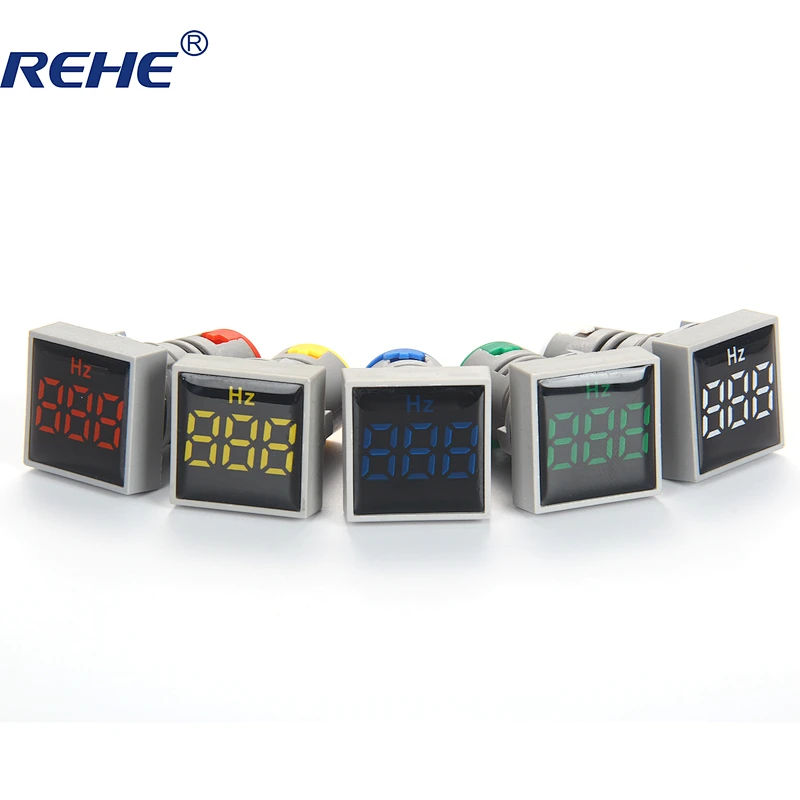 AD16 22mm blue LED Digital Display Electricity Hertz Frequency Meter 0-99hz