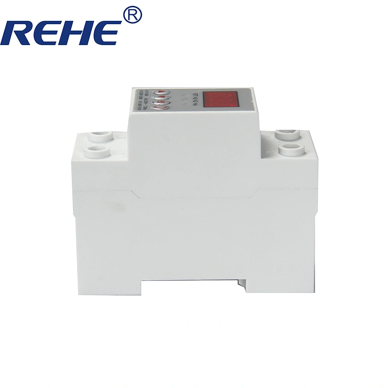 intelligent automatic self-reset over and under voltage protector over current protector with led digital voltage display