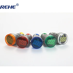 Indicator Voltmeter big digital tube AC20V-500V round panel digital voltage meter
