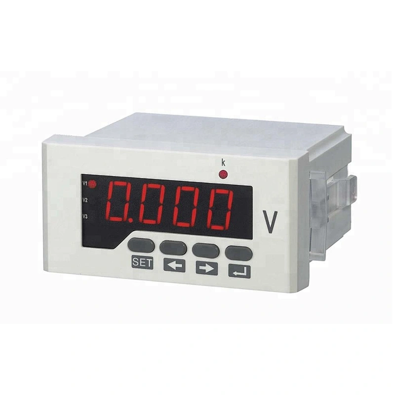 Hot sale digital display super Smart three phase digital Voltmeter with rs485