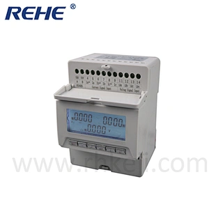 Din-Rail Type Digital Meter Single-Phase Din Rail Kwh Meter with RS485 Communication