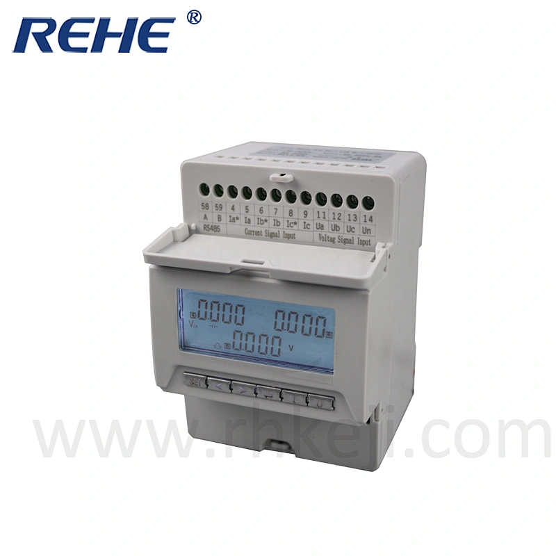 Din-Rail Type Digital Meter Single-Phase Din Rail Kwh Meter with RS485 Communication