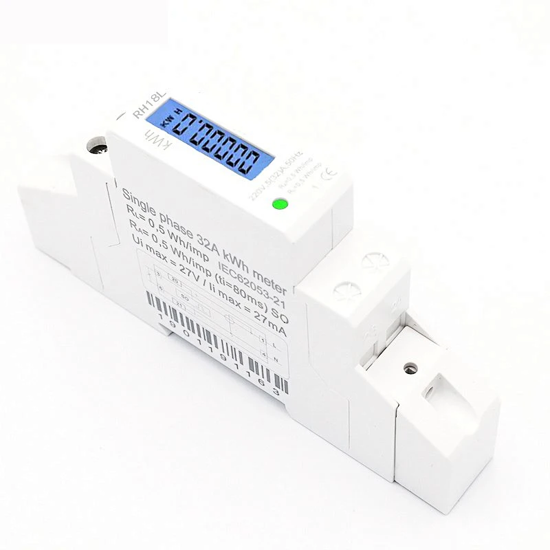 Very popular electric energy meter with LCD backlight (5+1) display