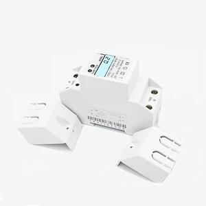 RH35L Single phase Electronic DIN rail active energy meter with White Backlight LCD display