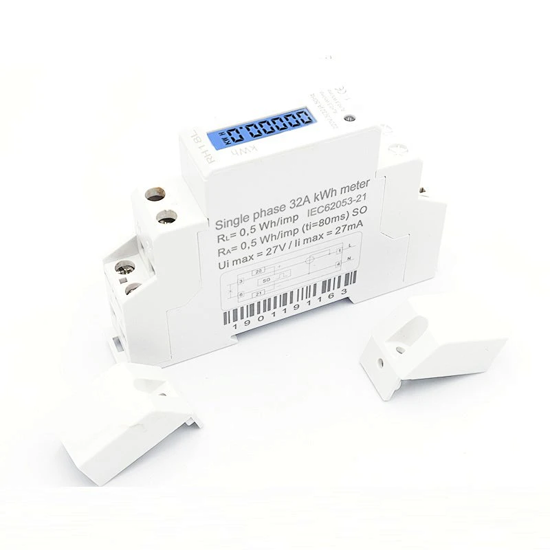 Very popular electric energy meter with LCD backlight (5+1) display