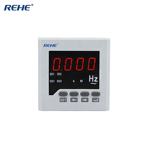 China 12 Years Manufacturing Experience 80*80mm 45-65Hz Digital Frequency Meter RH-F71