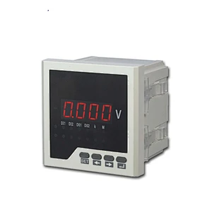 single-phase DC 12V measuring digital panel voltage meter voltmeter programmable digital voltmeter
