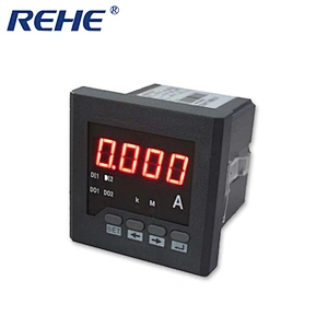 Factory supply 72x72 Single phase DC Panel Ampere Meter (RH-DA61) voltimetros digitales de panel