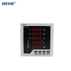 Original Factory To Sell Thin Product  Digital Three Phase Economic LED Display A&V&Hz Combined  Meter
