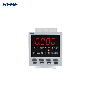48*48mm mini Amp Volt Rpm High Voltage Digital Panel Mount Single Phase AC/DCmulti meter