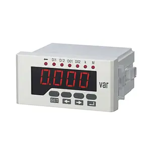 three phase digital analog panel mount 220V solar power system active kw w var meter