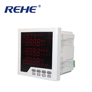 digital panel mount active reactive single phase ac dc kwh power energy meter