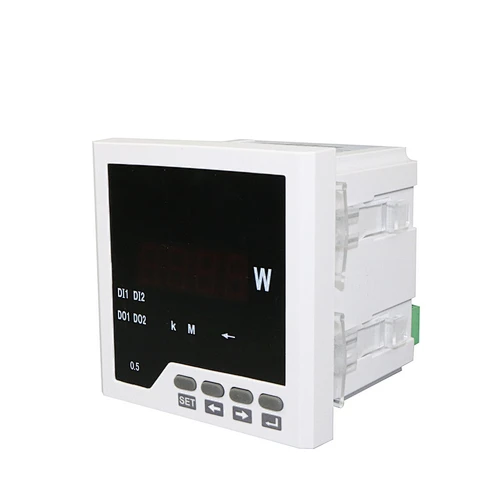 digital panel mount active reactive single phase ac dc kwh power energy meter