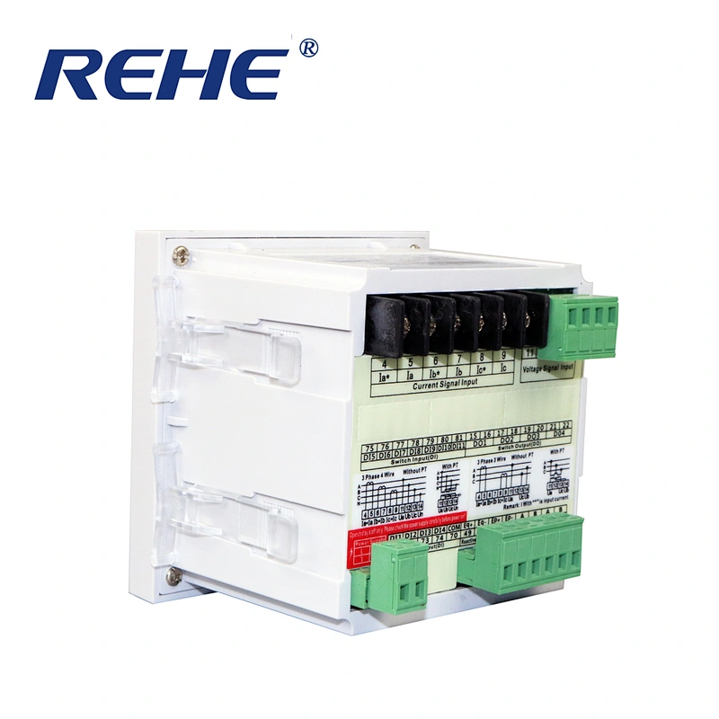 digital panel mount active reactive single phase ac dc kwh power energy meter
