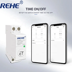 Din Rail WIFI Circuit Breaker Smart Switch Remote Voice Control by Ewelink APP for Smart Home REHE mcb timer 110V 220V 380V