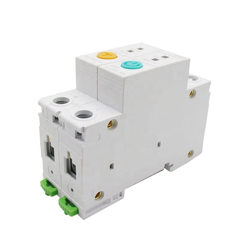2P WIFI Circuit Breaker Energy Power kWh Meter Time Timer Switch Relay Voltmeter Current Leakage Protection RCCB RCBO Limitter