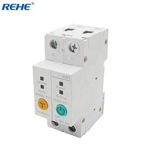 2P WIFI Circuit Breaker Energy Power kWh Meter Time Timer Switch Relay Voltmeter Current Leakage Protection RCCB RCBO Limitter