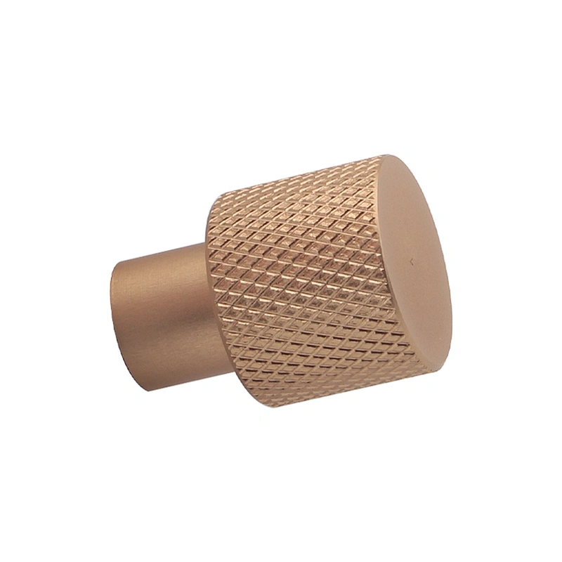 Popular knurled knobs for kitchen aluminum furniture knobs black and