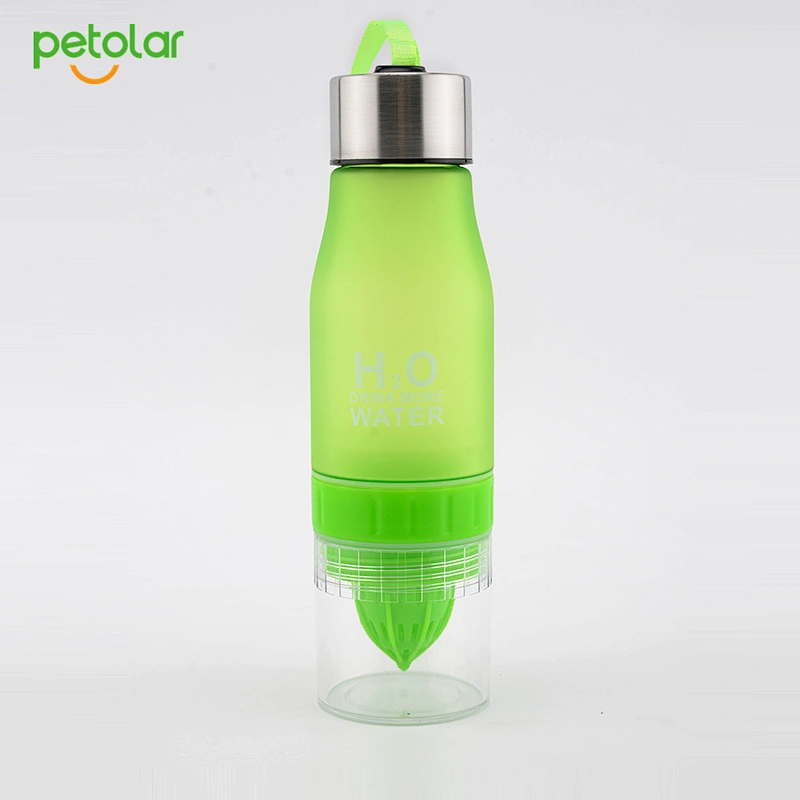 Manufacture Factory eco-friendly Plastic shaker Sports Water Bottles  With Fruit Infuser