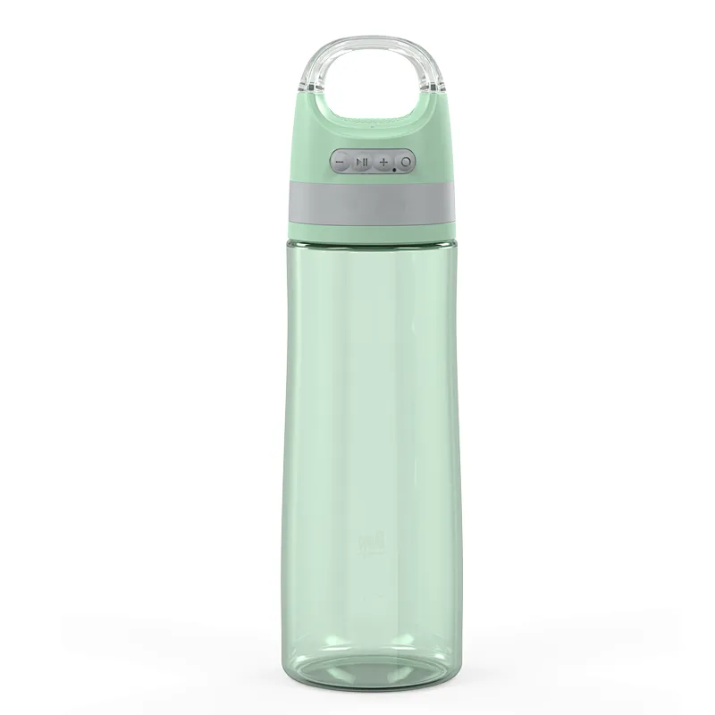 Green Intelligent Outdoor Sport Gym Smart Music Water Bottle