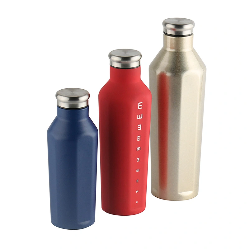 Stainless Steel Water Bottle Custom Logo Sport Double Wall Vacuum Insulated Drinking Flask