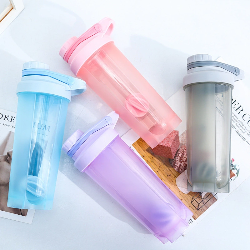 Custom logo sport protein powder plastic blank protein shaker bottle