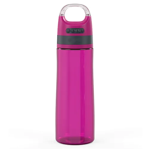 Rose Red Plastic Sport Outdoor Music Water Bottle