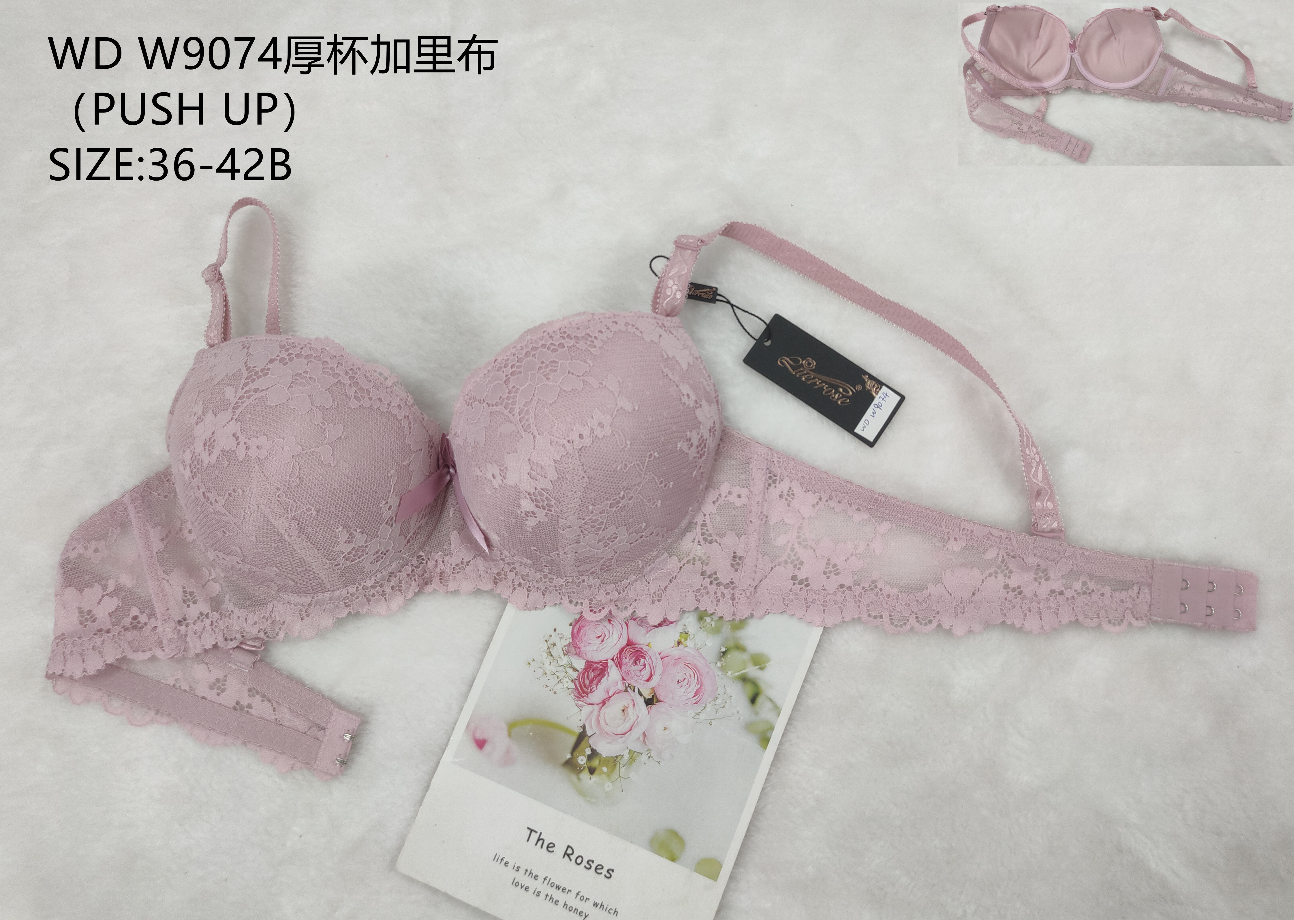 WDW9074厚杯加里布,bra