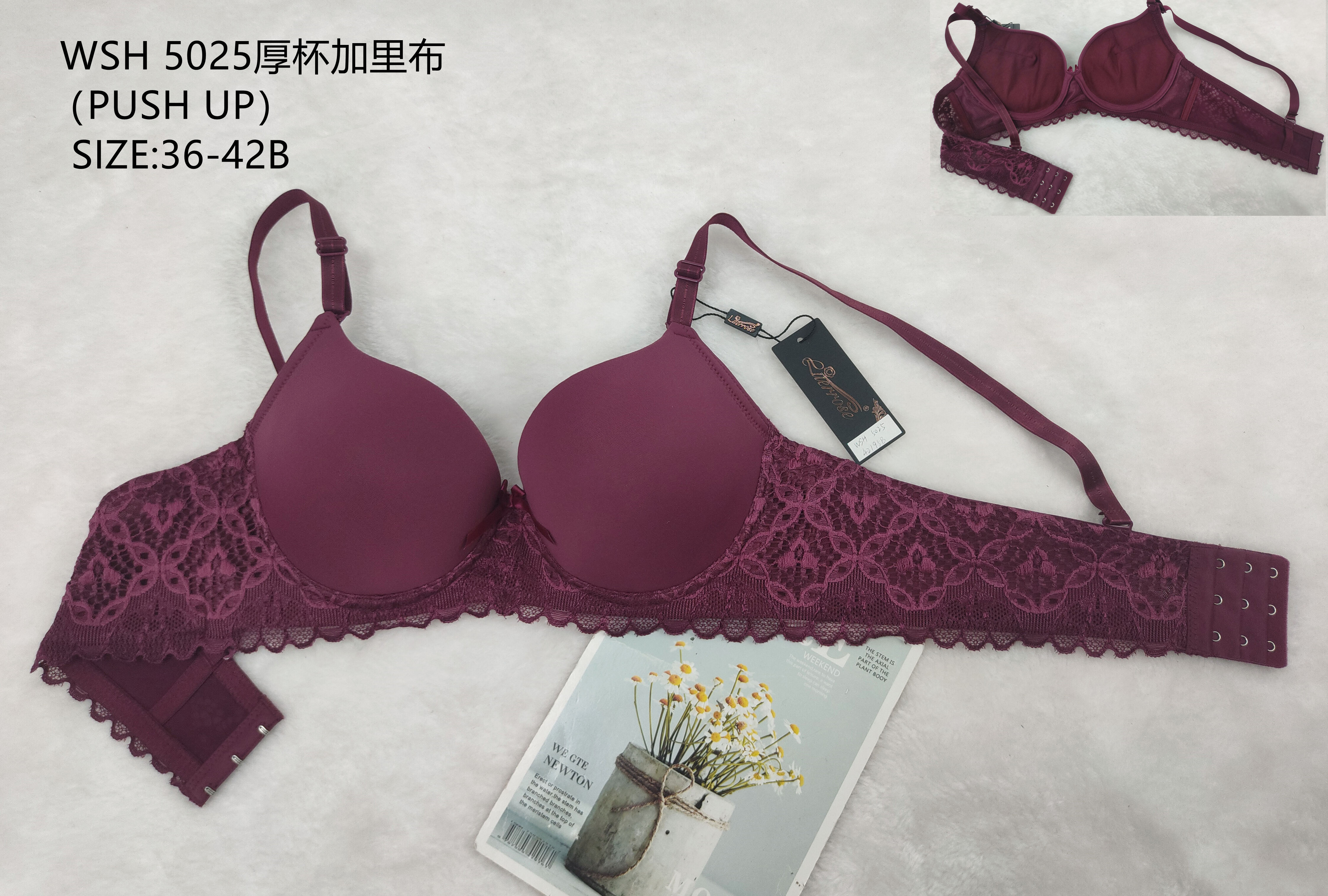WSH5025厚杯加里布,bra