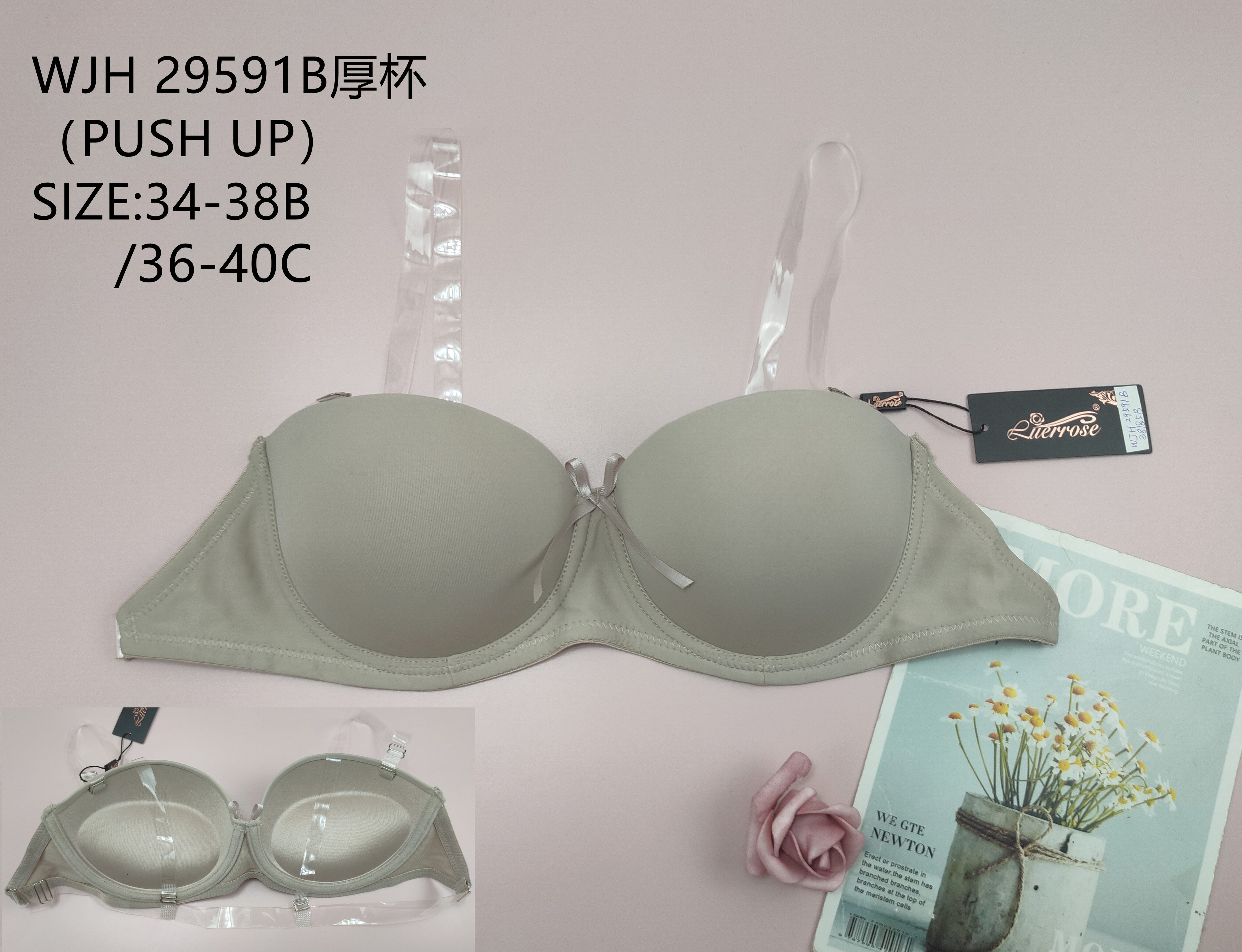 WJH29591B厚杯，bra