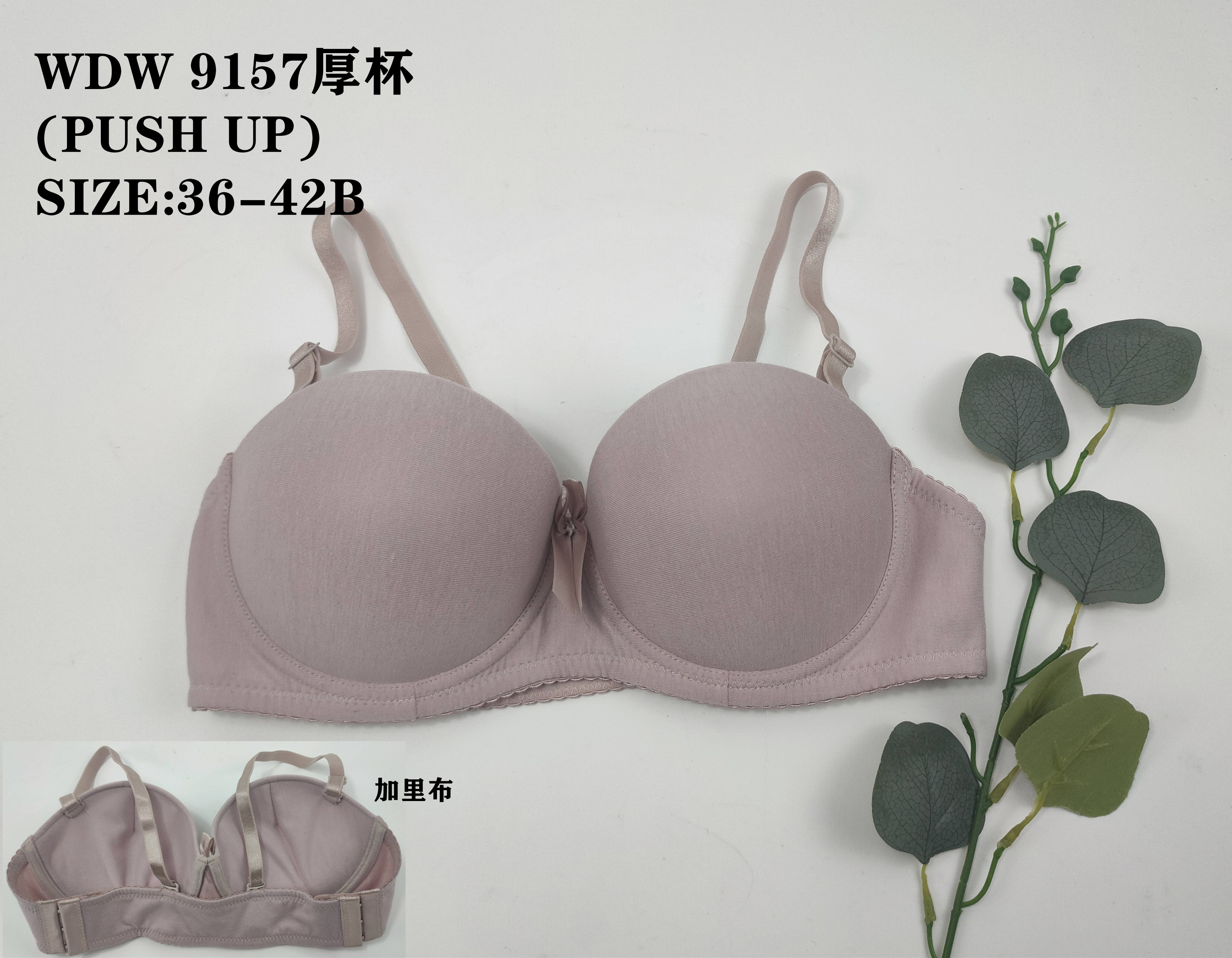 WDW9157厚杯,bra